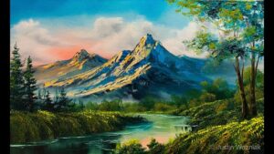 Tháng Ba - Tranh sơn dầu phong cách của hoạ sĩ