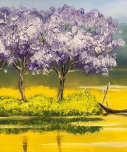 Tháng Ba - Tranh sơn dầu phong cách của hoạ sĩ